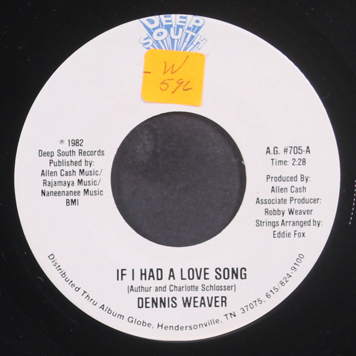 if i had a love song by DENNIS WEAVER