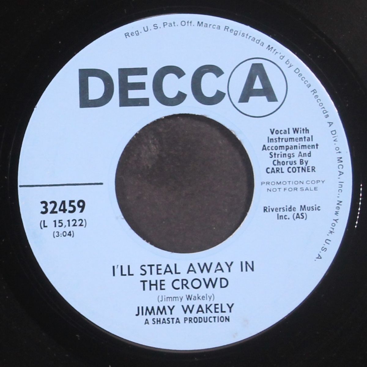 i'll steal away ton the crowd by JIMMY WAKELY