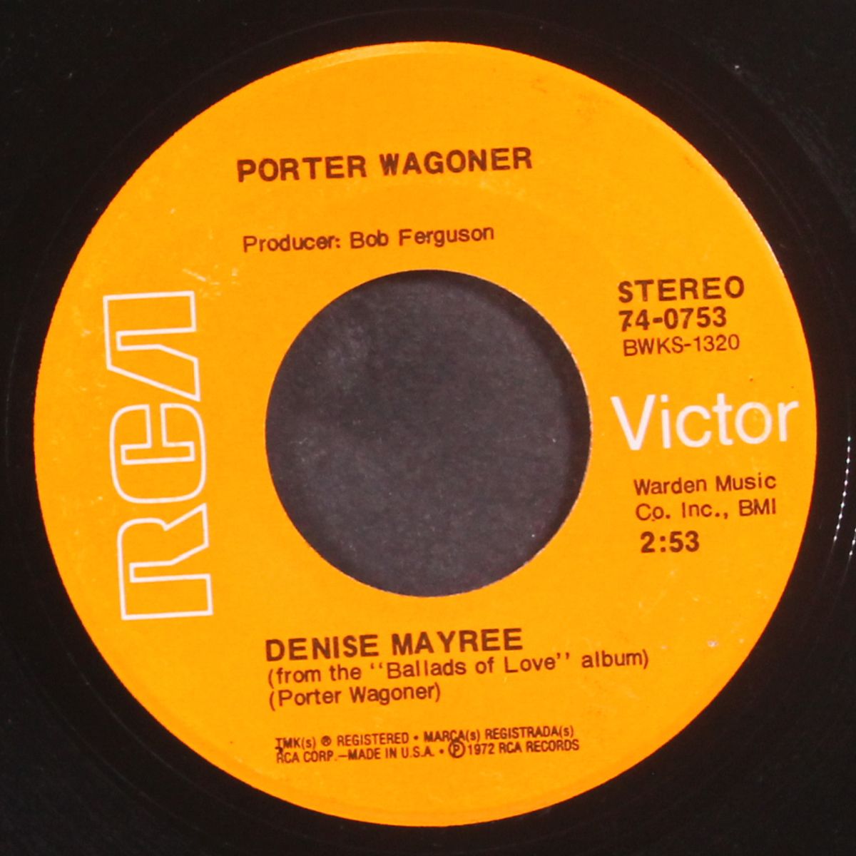 denise mayree by PORTER WAGONER