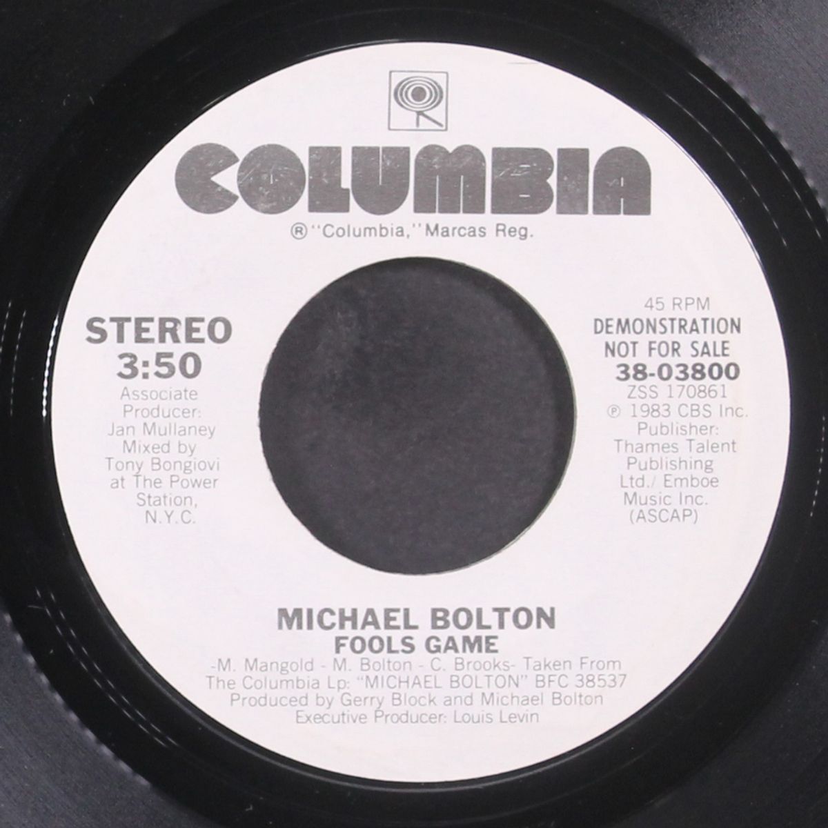 fools game by MICHAEL BOLTON