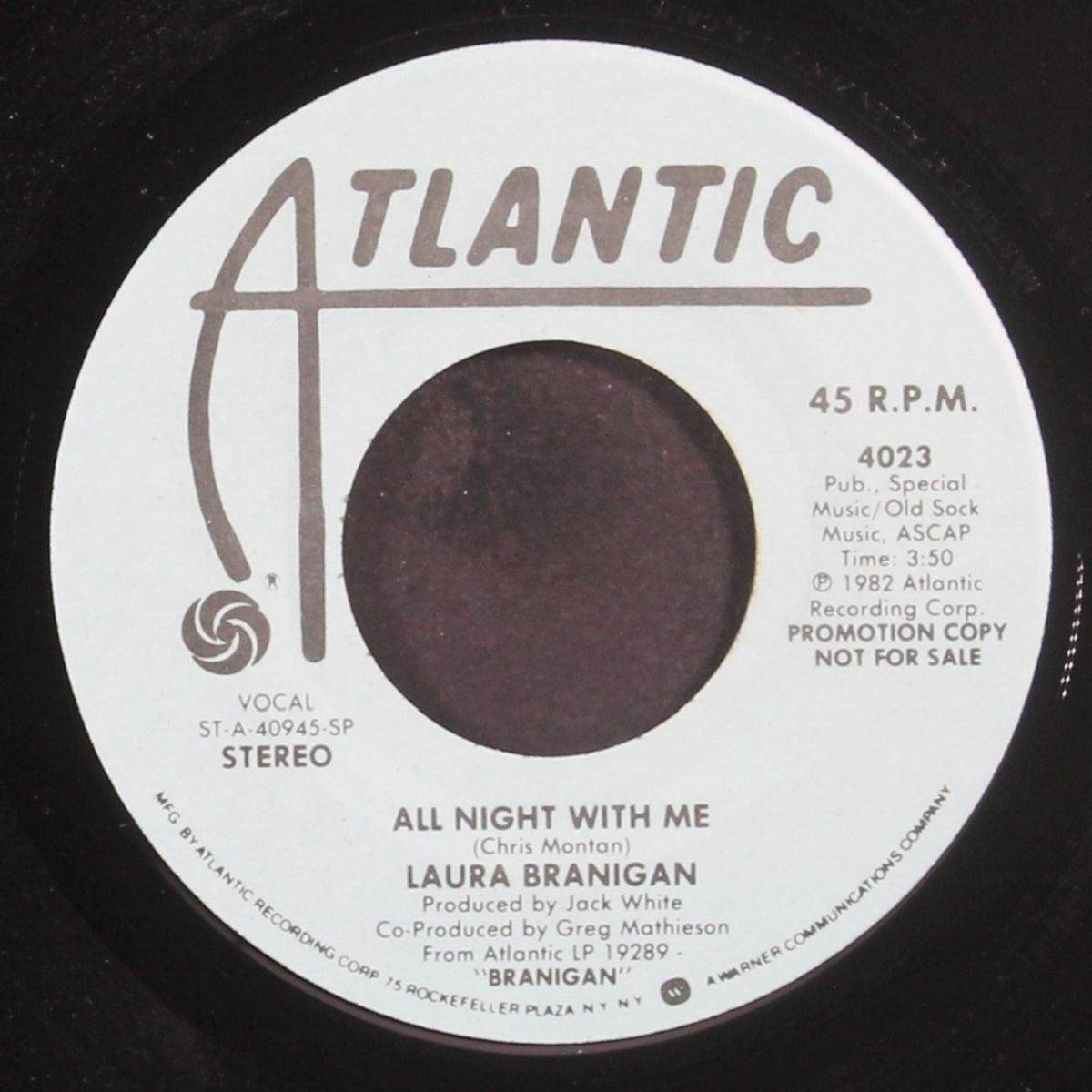 all night with me / mono by LAURA BRANIGAN