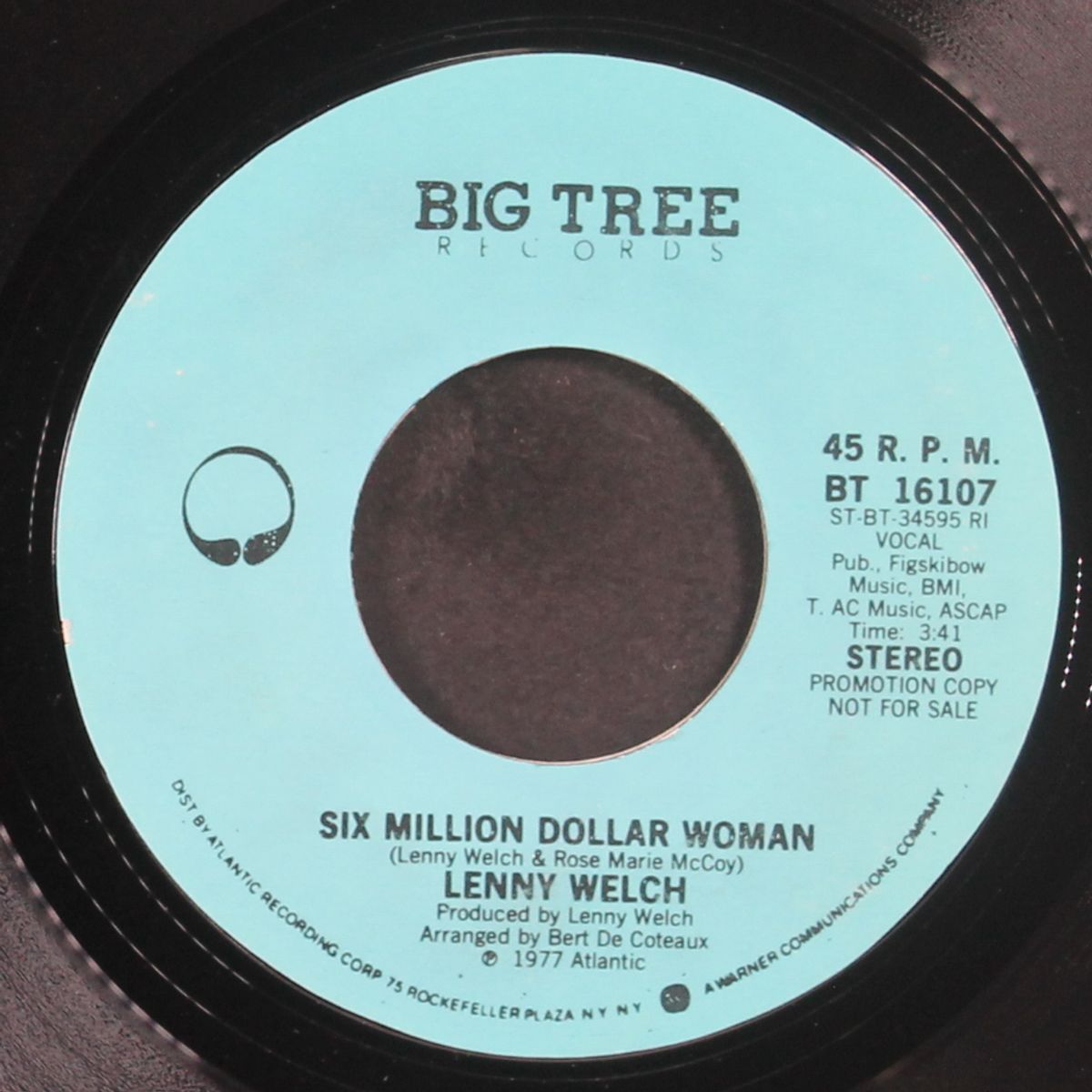six million dollar woman / mono by LENNY WELCH