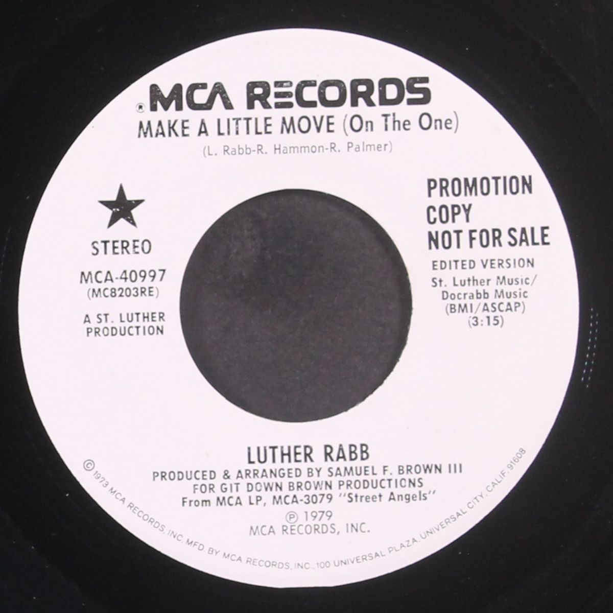 make a little move (on the one) / same by LUTHER RABB