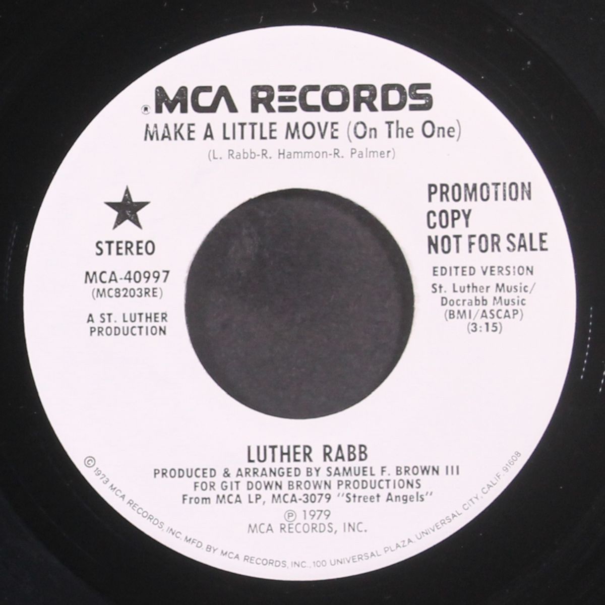 make a little move (on the one) / same by LUTHER RABB