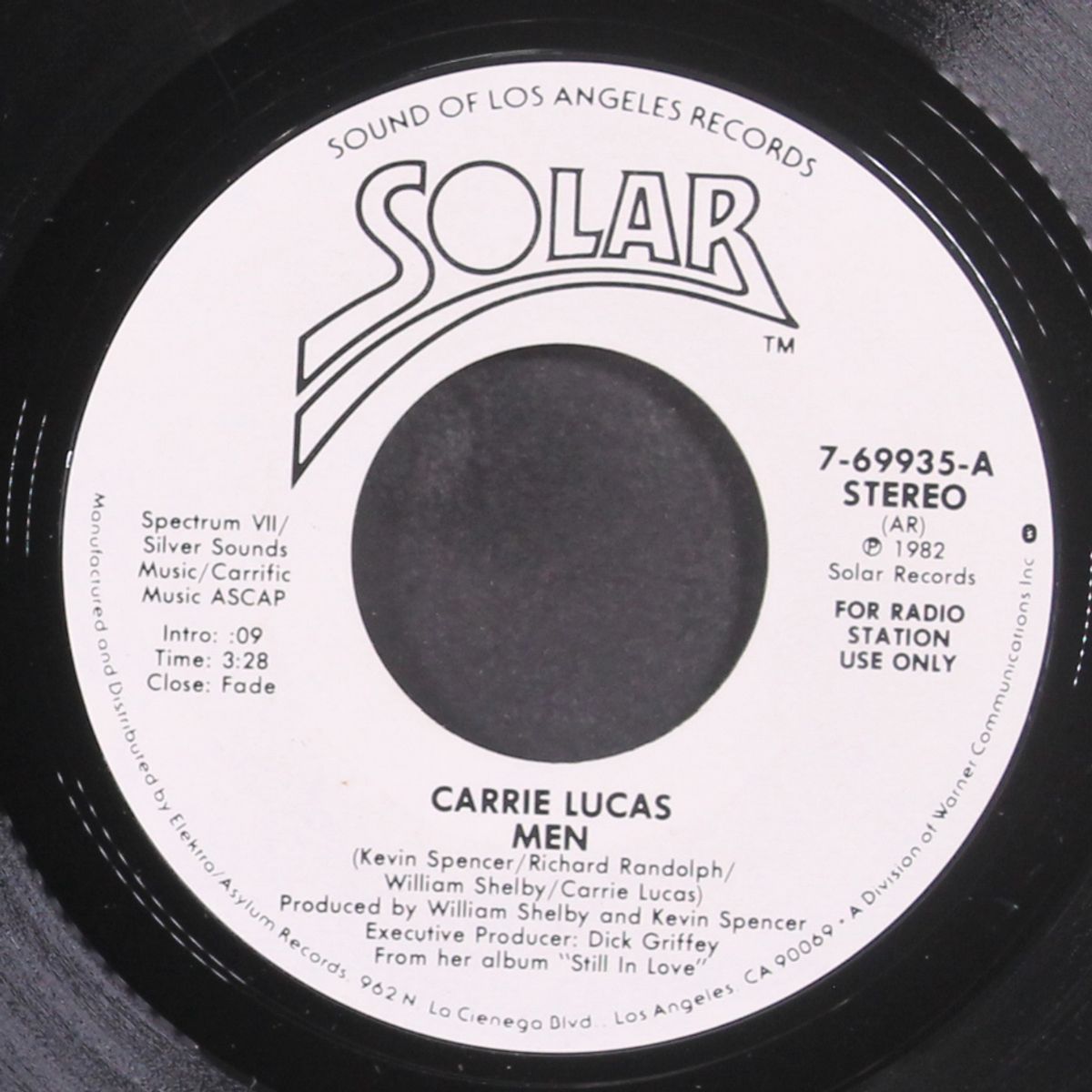 i just can't do without your love / men by CARRIE LUCAS