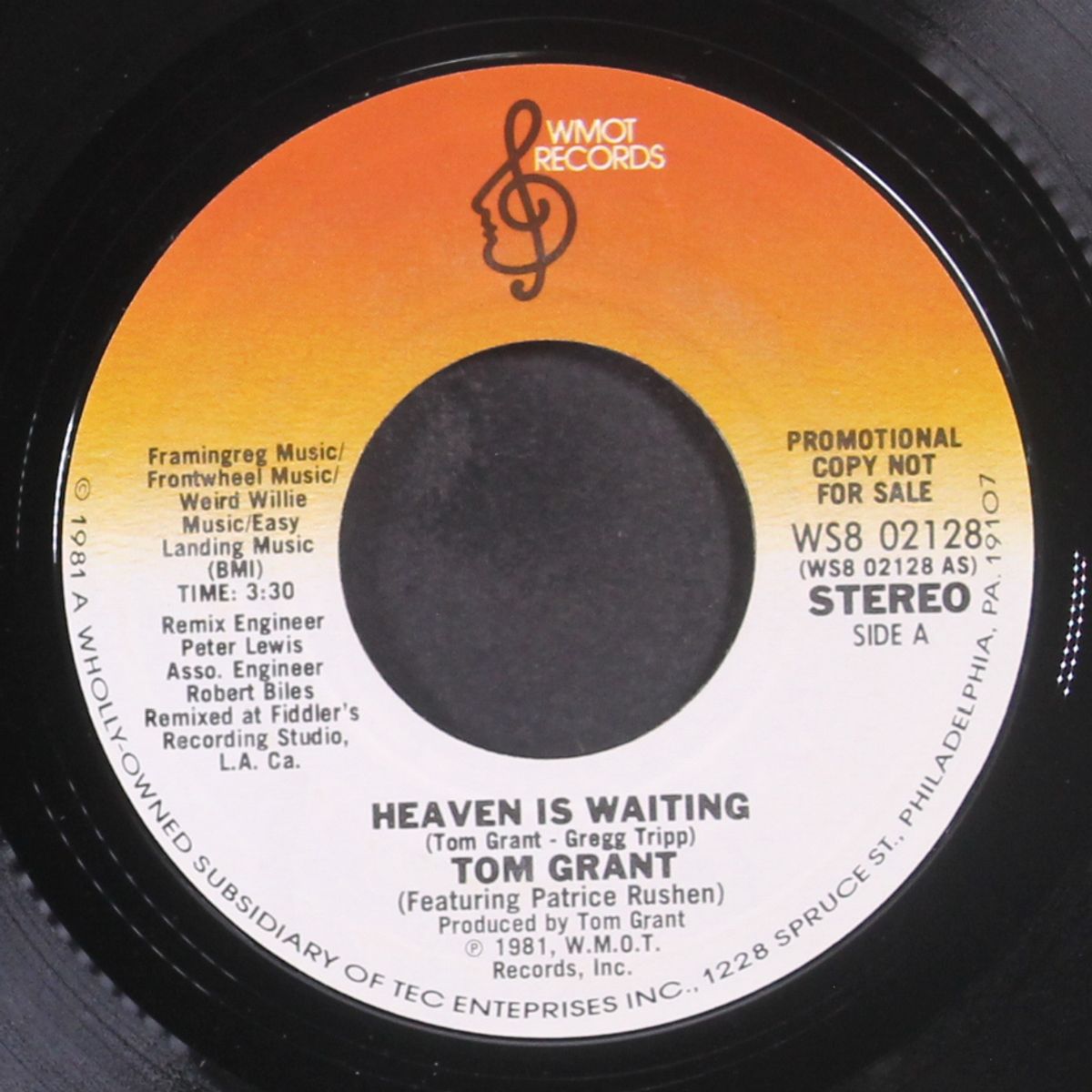 heaven is waiting / same by TOM GRANT & PATRICE RUSHEN