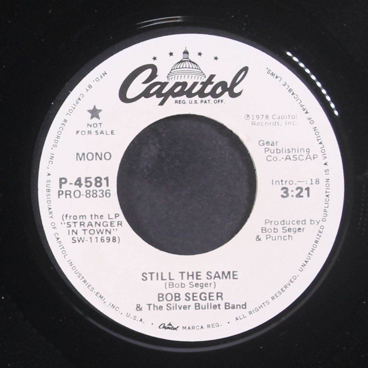 still the same / mono by BOB SEGER