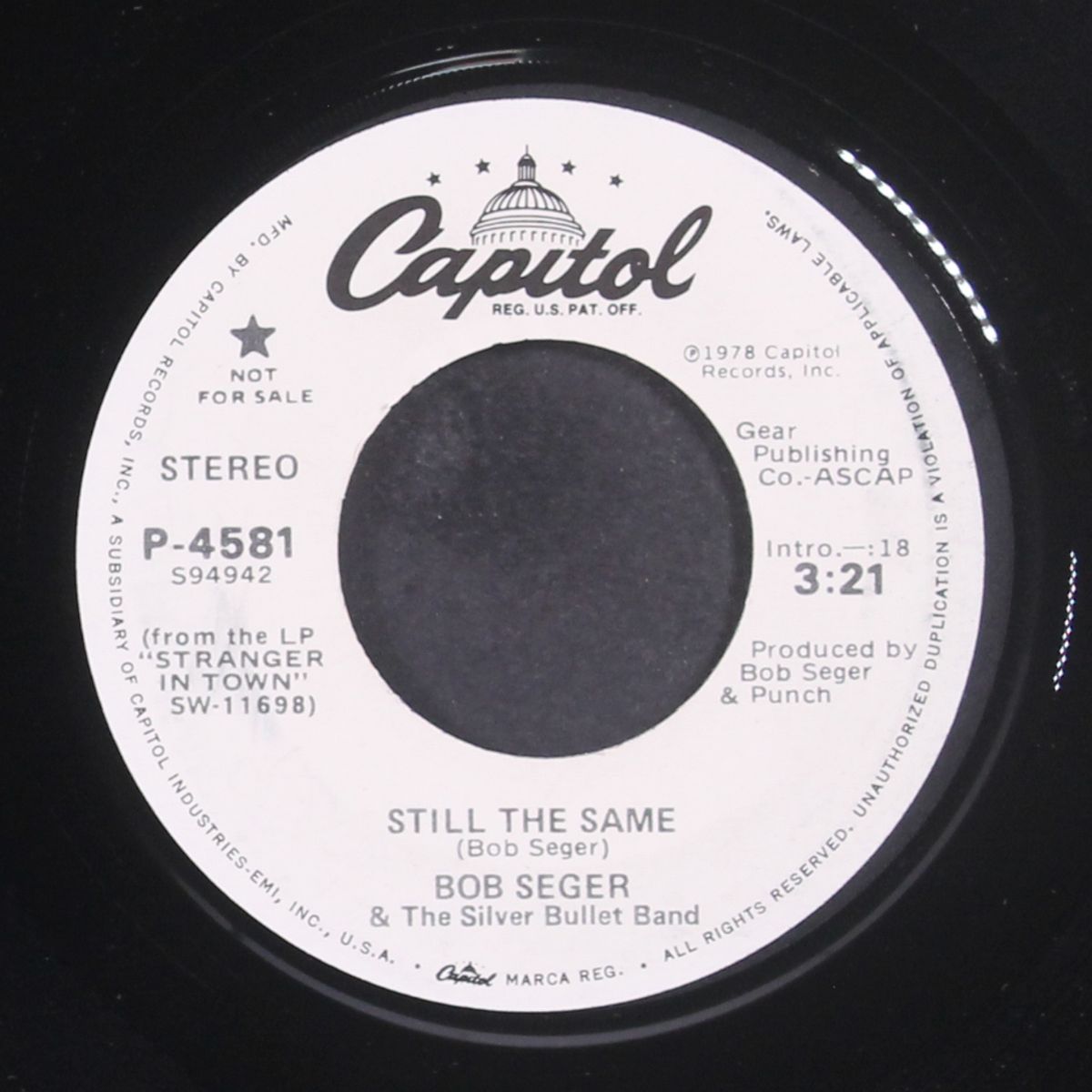 still the same / mono by BOB SEGER