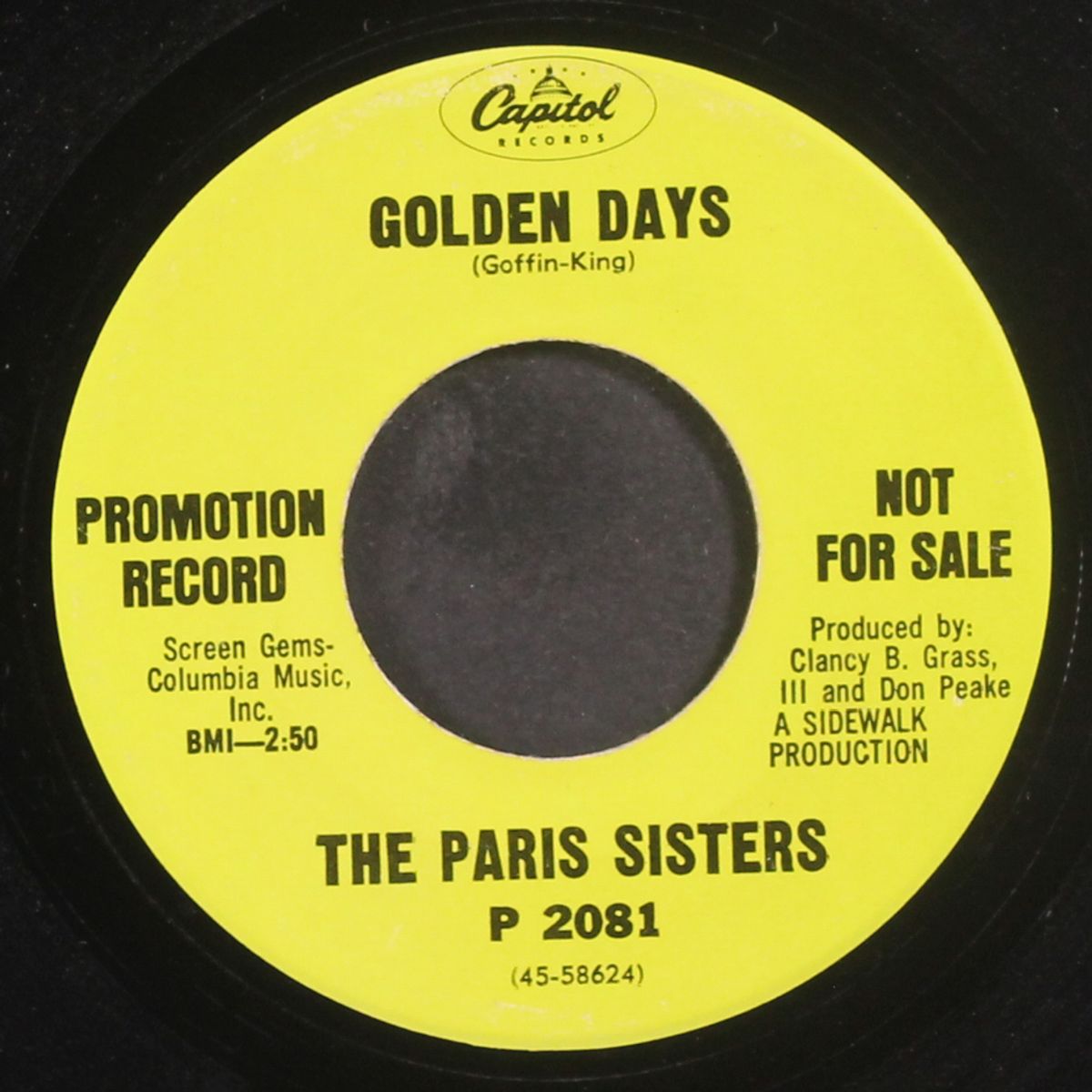 greener days / golden days by PARIS SISTERS