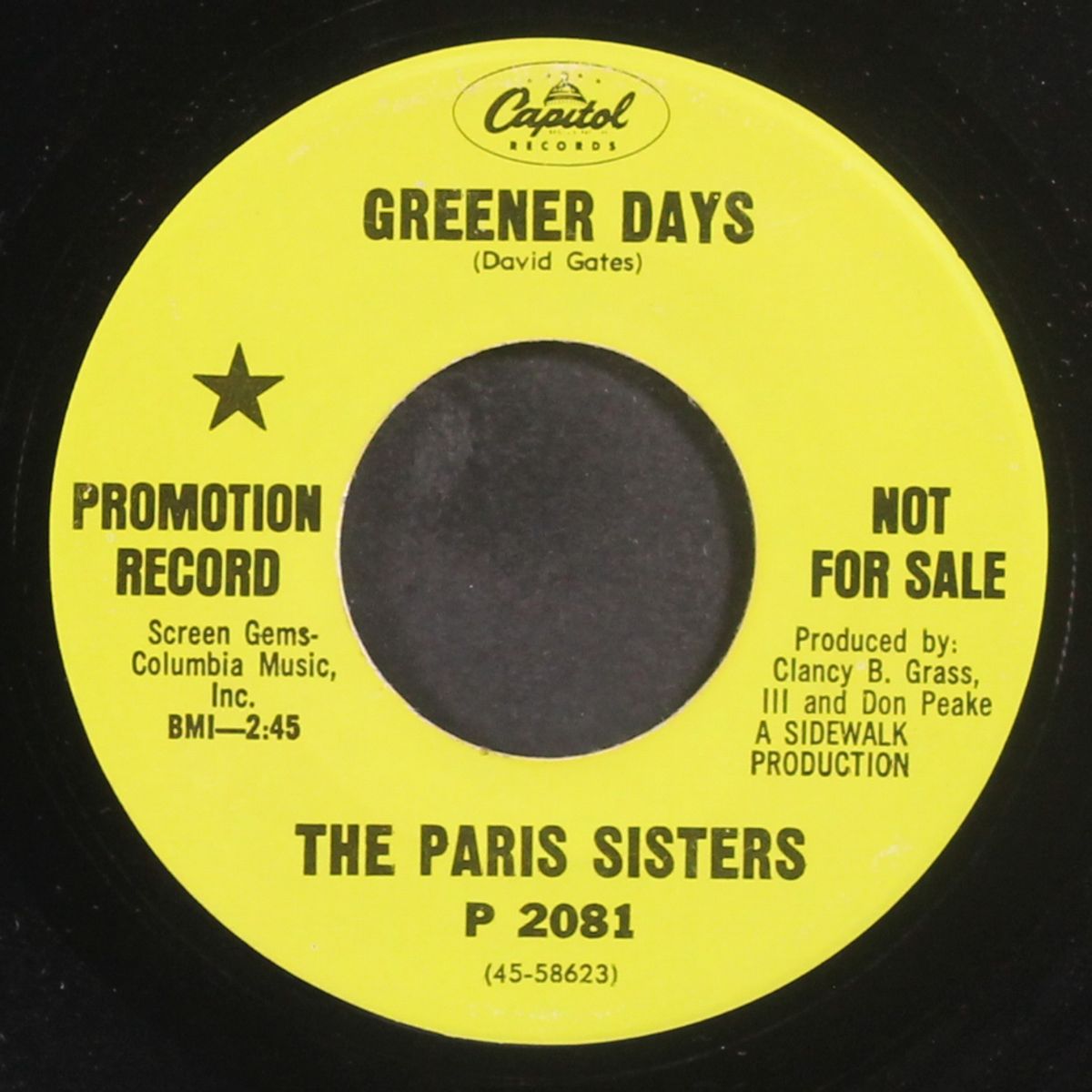 greener days / golden days by PARIS SISTERS