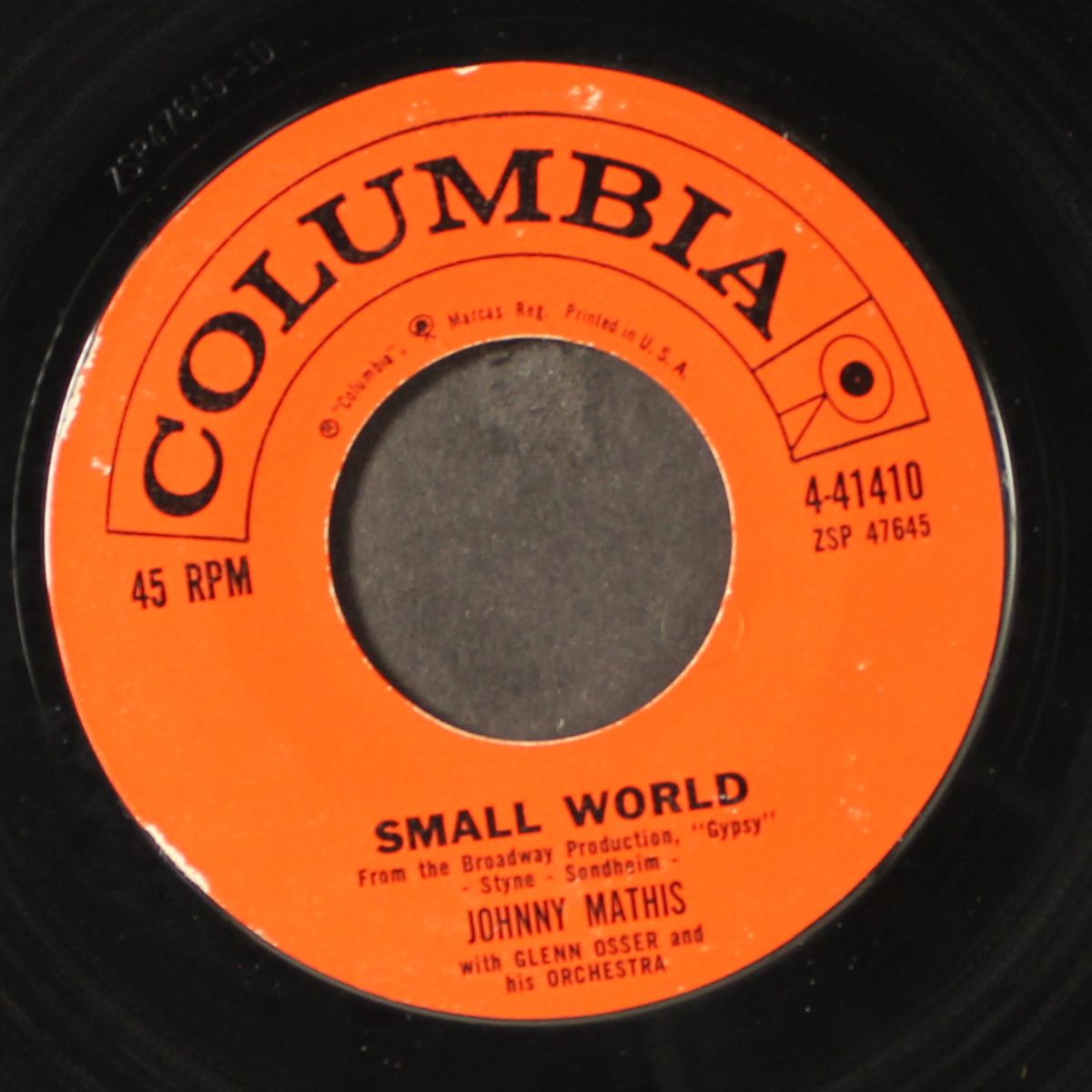small world by JOHNNY MATHIS