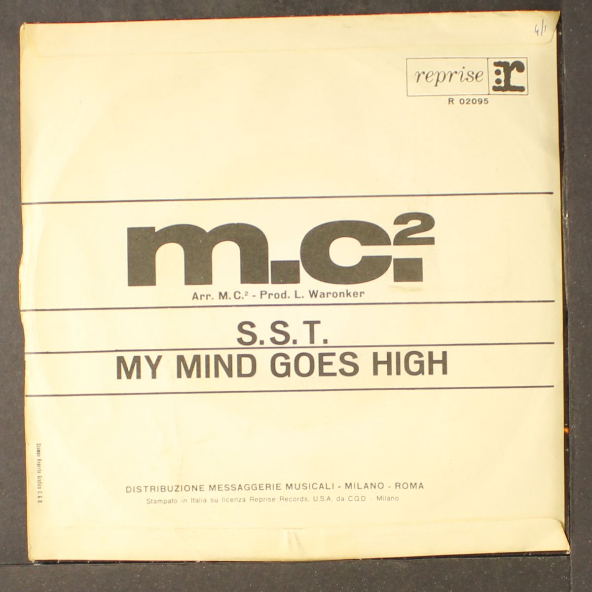my mind goes high / s.s.t. by M.C. 2