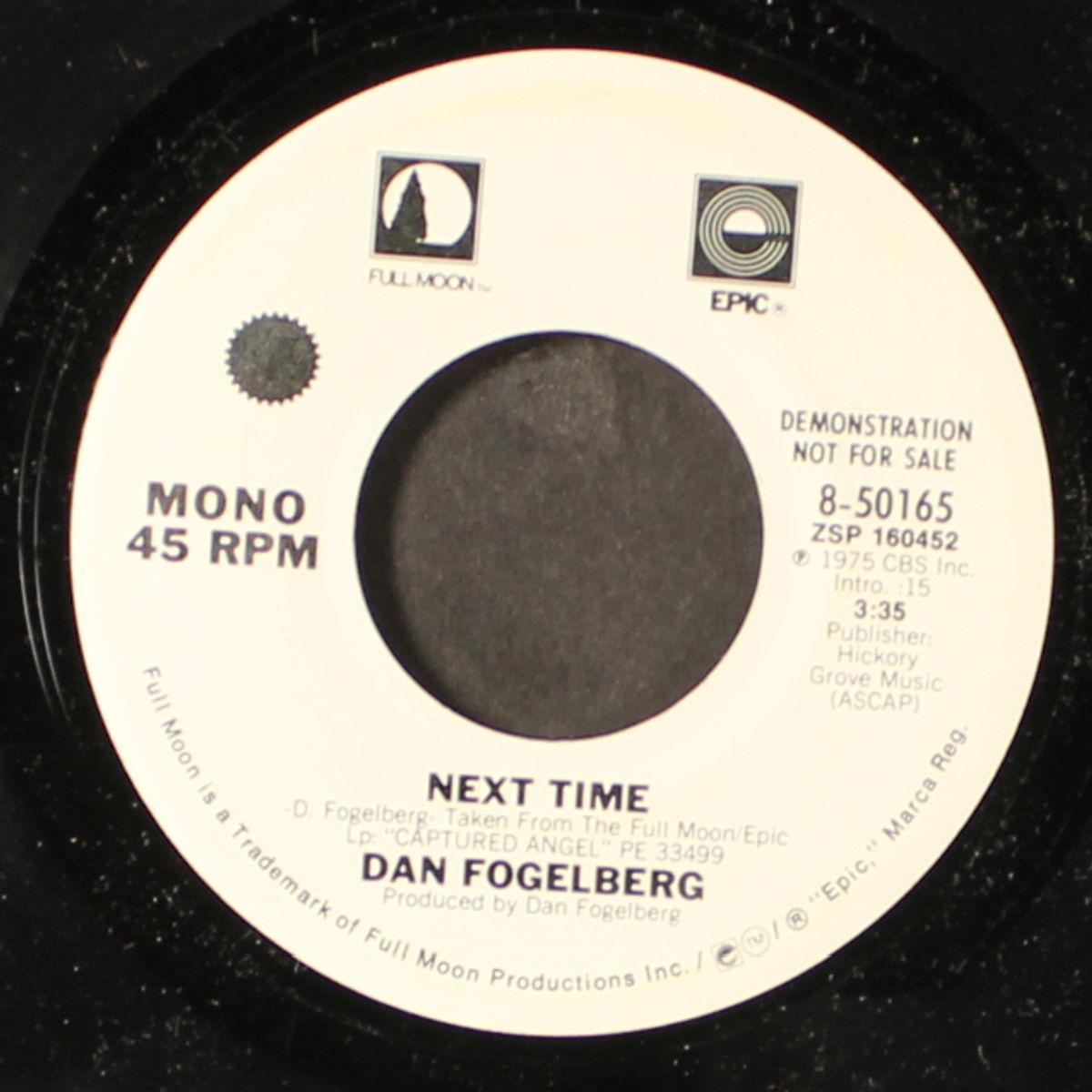 next time / mono by DAN FOGELBERG