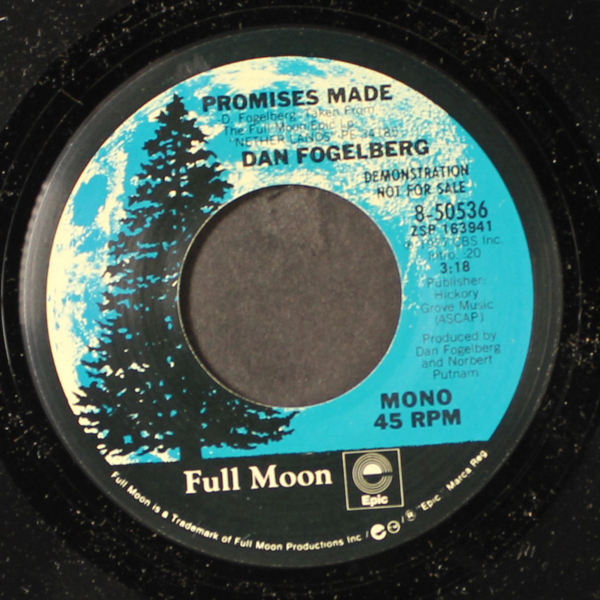 promises made / mono by DAN FOGELBERG