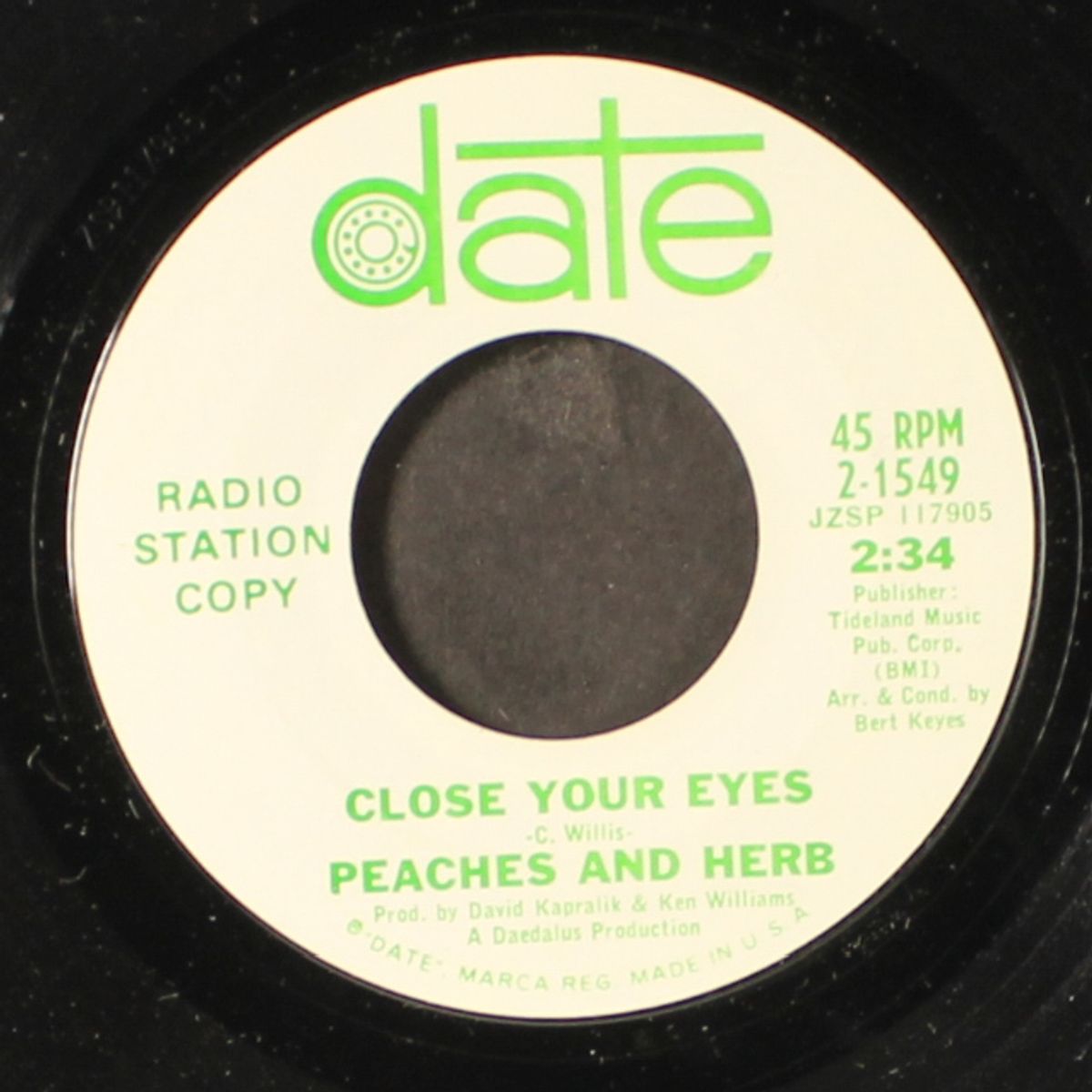 close your eyes / i will watch over you by PEACHES & HERB