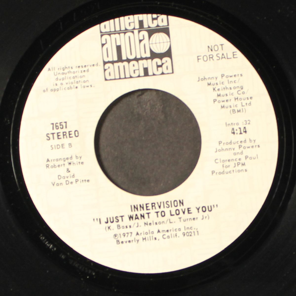 gotta find a way to get back home / i just want to love you by INNERVISION