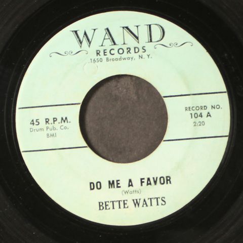 BETTE WATTS