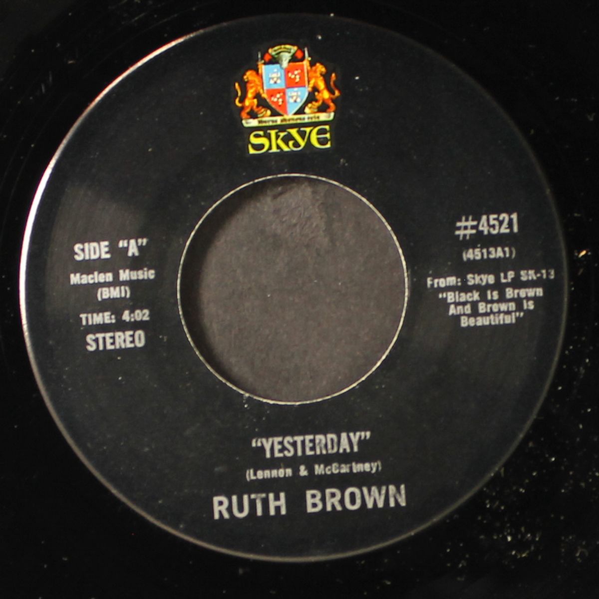 try me and see / yesterday by RUTH BROWN