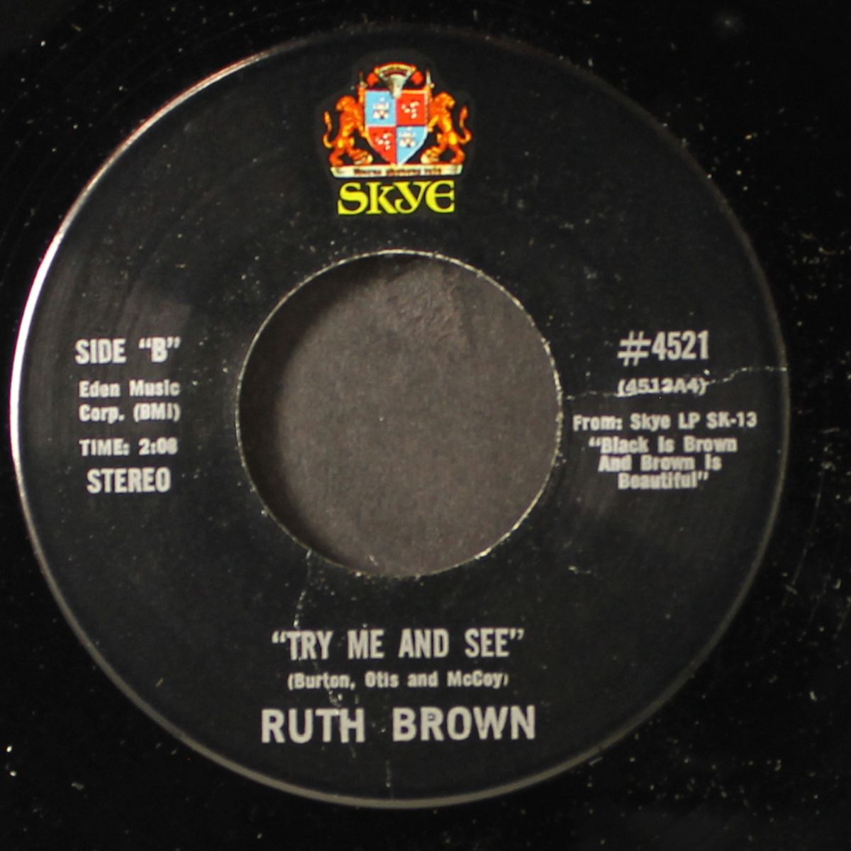 try me and see / yesterday by RUTH BROWN