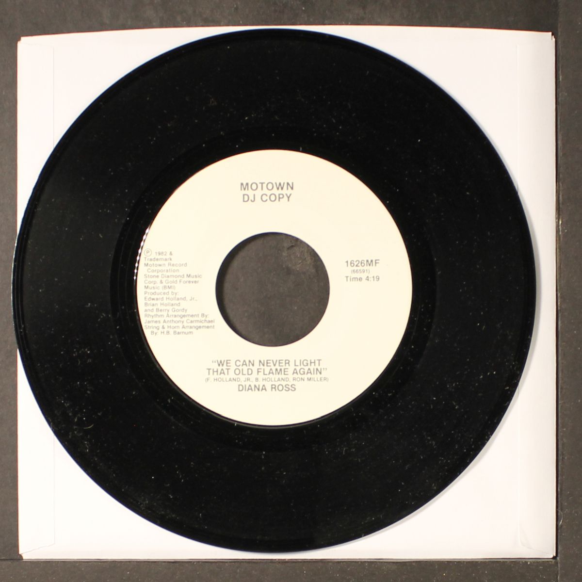 we can never light that old flame again / same by DIANA ROSS