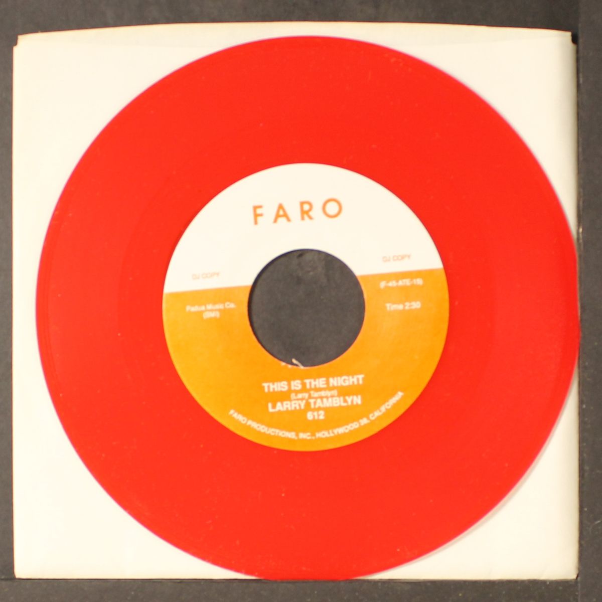 this is the night / there's no other way by LARRY TAMBLYN / JACKSON BROTHERS