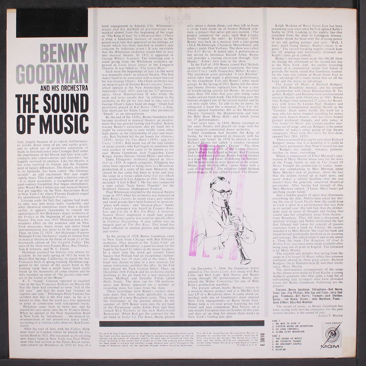 the sound of music by BENNY GOODMAN