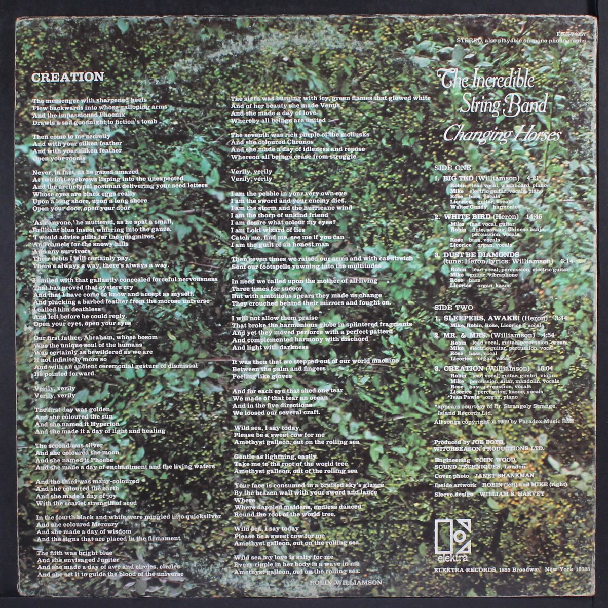 changing horses by INCREDIBLE STRING BAND
