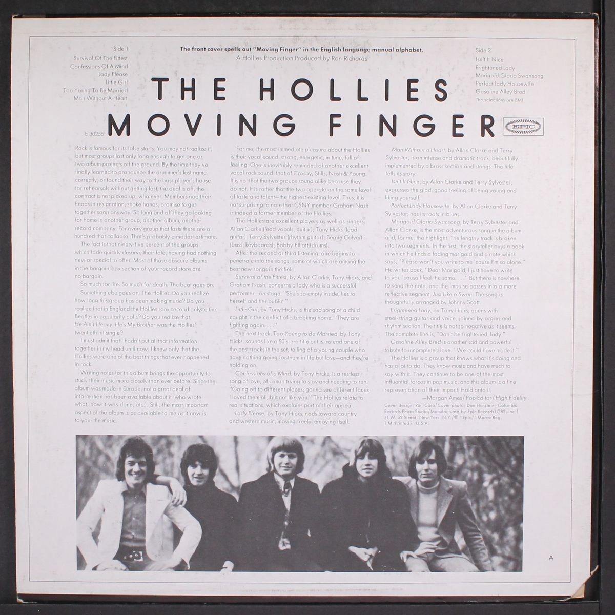 moving finger by HOLLIES