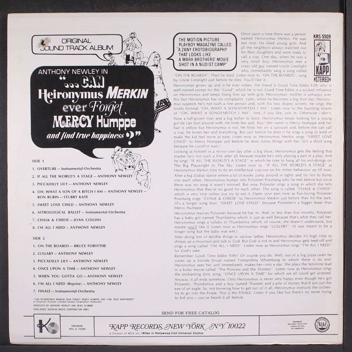 can heironymus merkin ever forget mercy humppe... by SOUNDTRACK