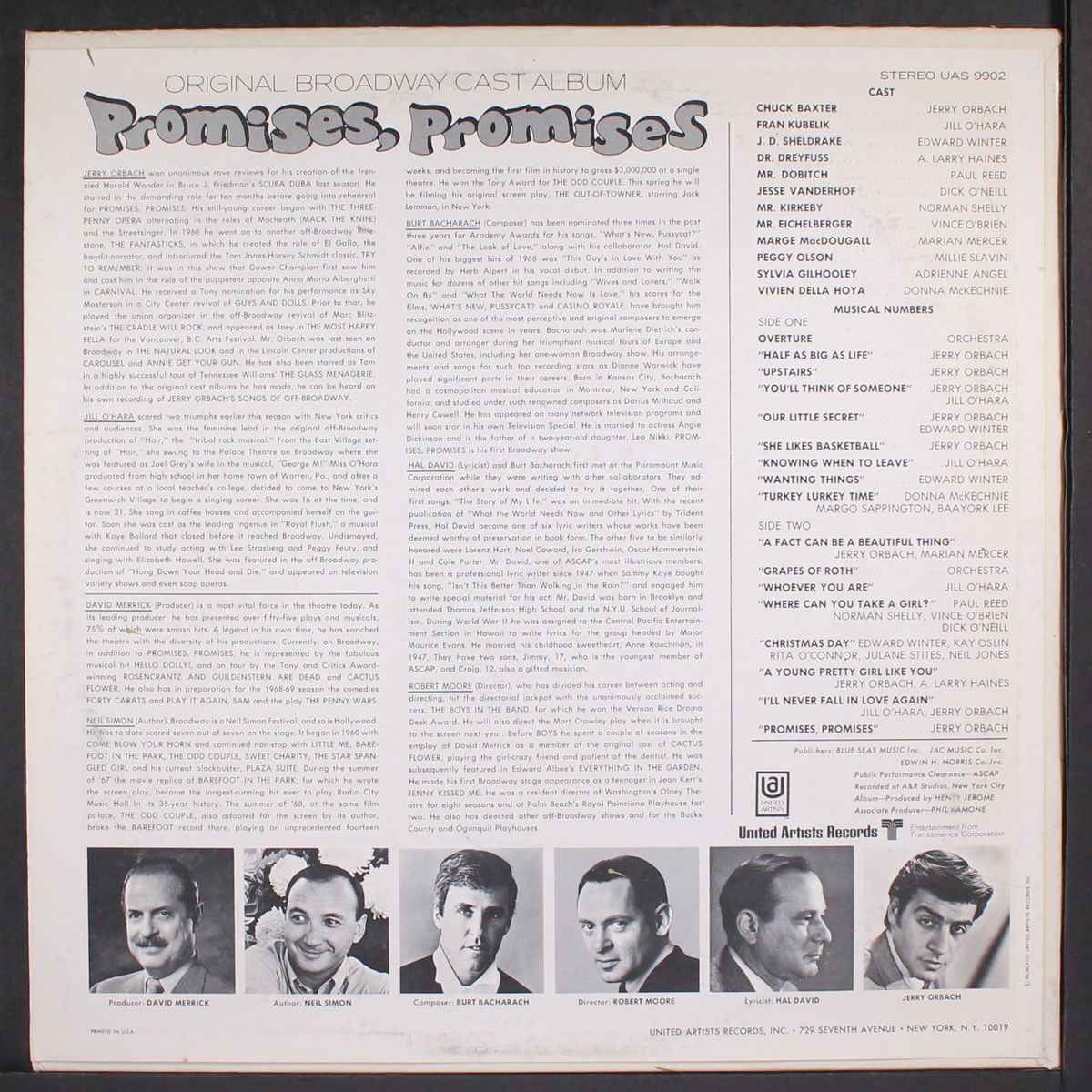 promises, promises by ORIGINAL CAST