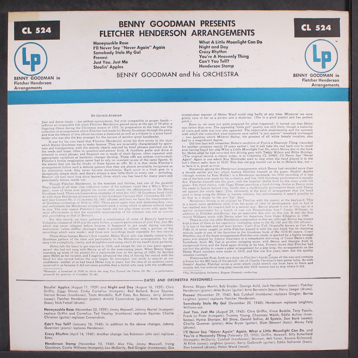 arrangements by fletcher henderson by BENNY GOODMAN