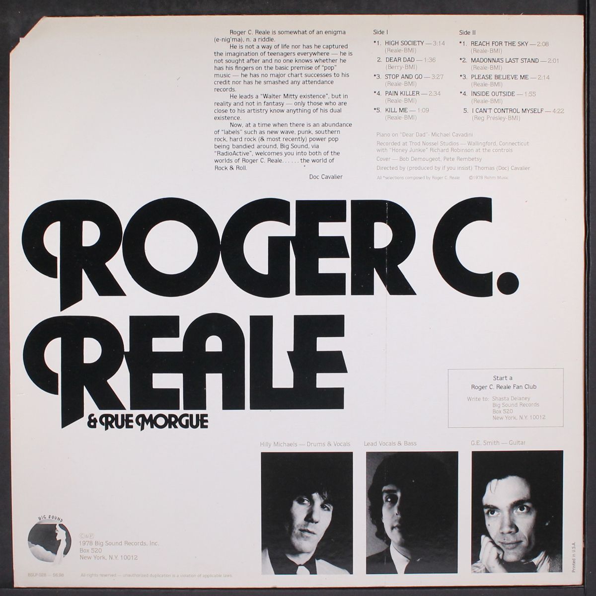 radio active by ROGER C. REALE & RUE MORGUE
