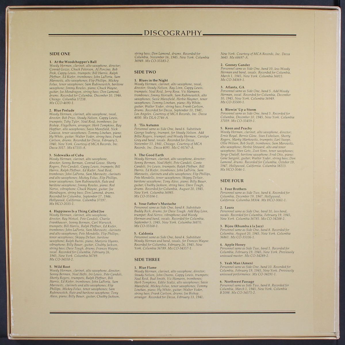 woody herman by WOODY HERMAN