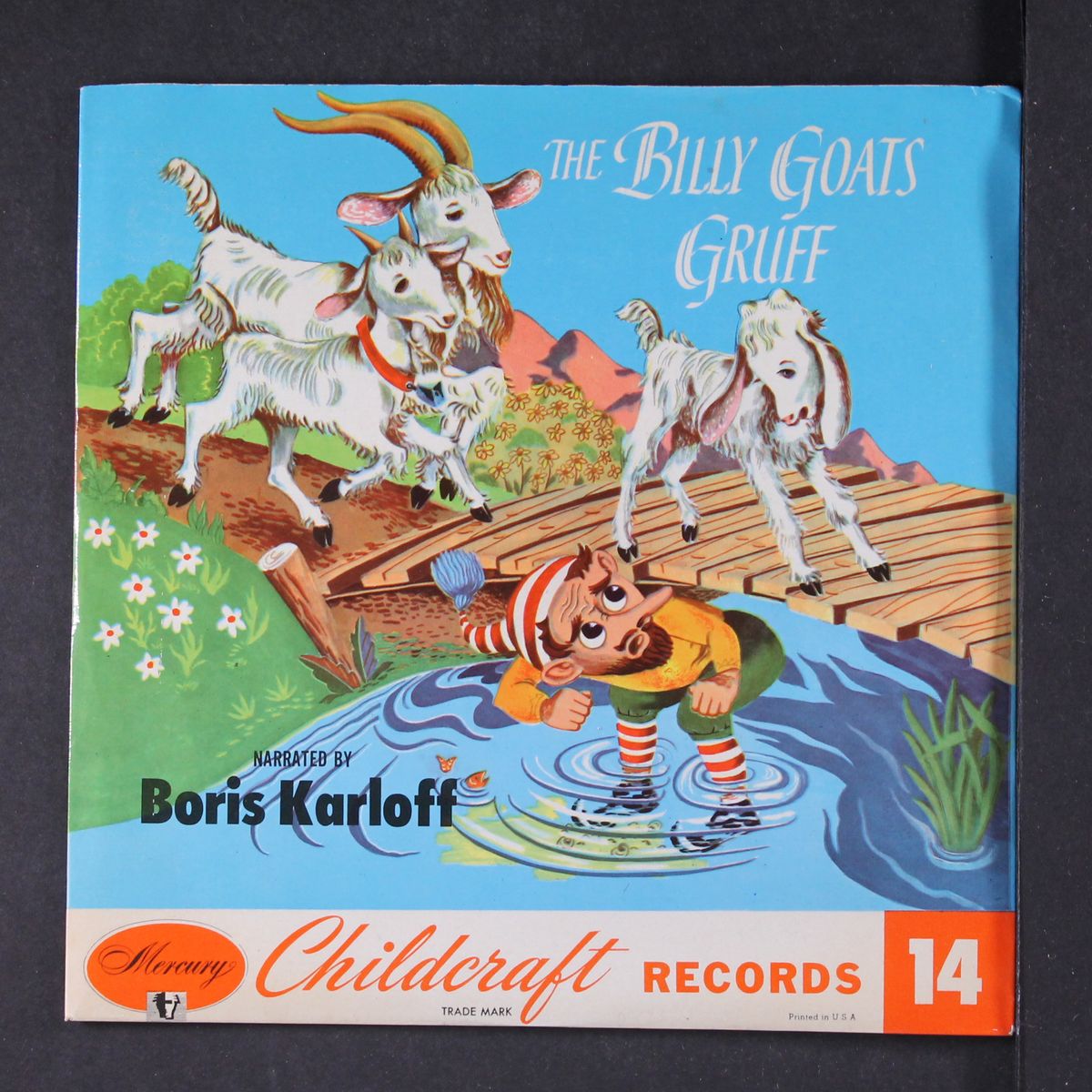 the billy goats gruff by BORIS KARLOFF