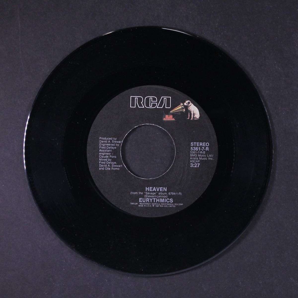 i need a man / heaven by EURYTHMICS
