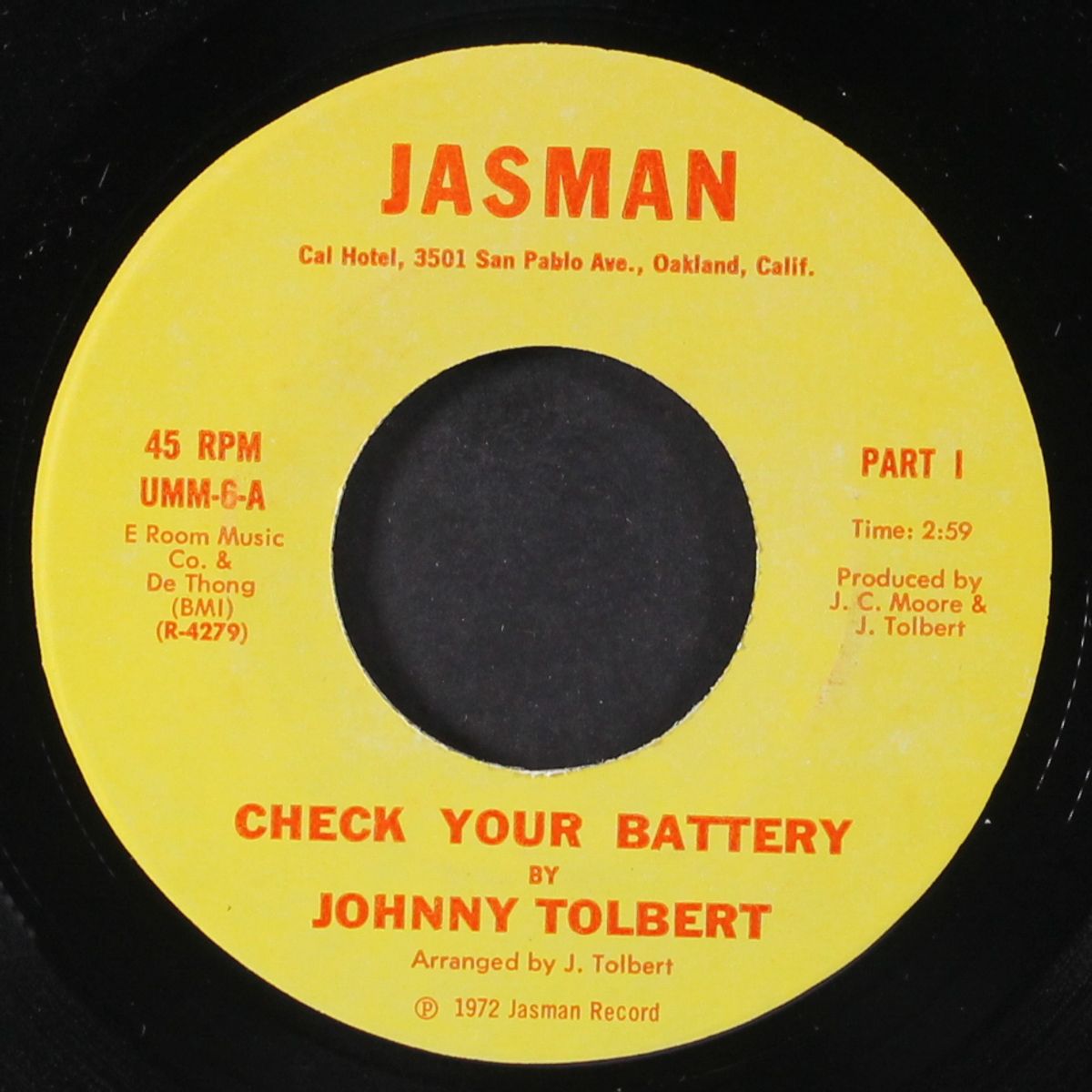 check your battery / part ii by JOHNNY TOLBERT
