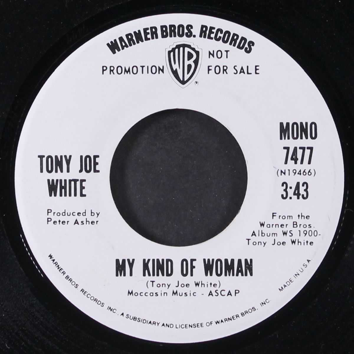 my kind of woman / mono by TONY JOE WHITE