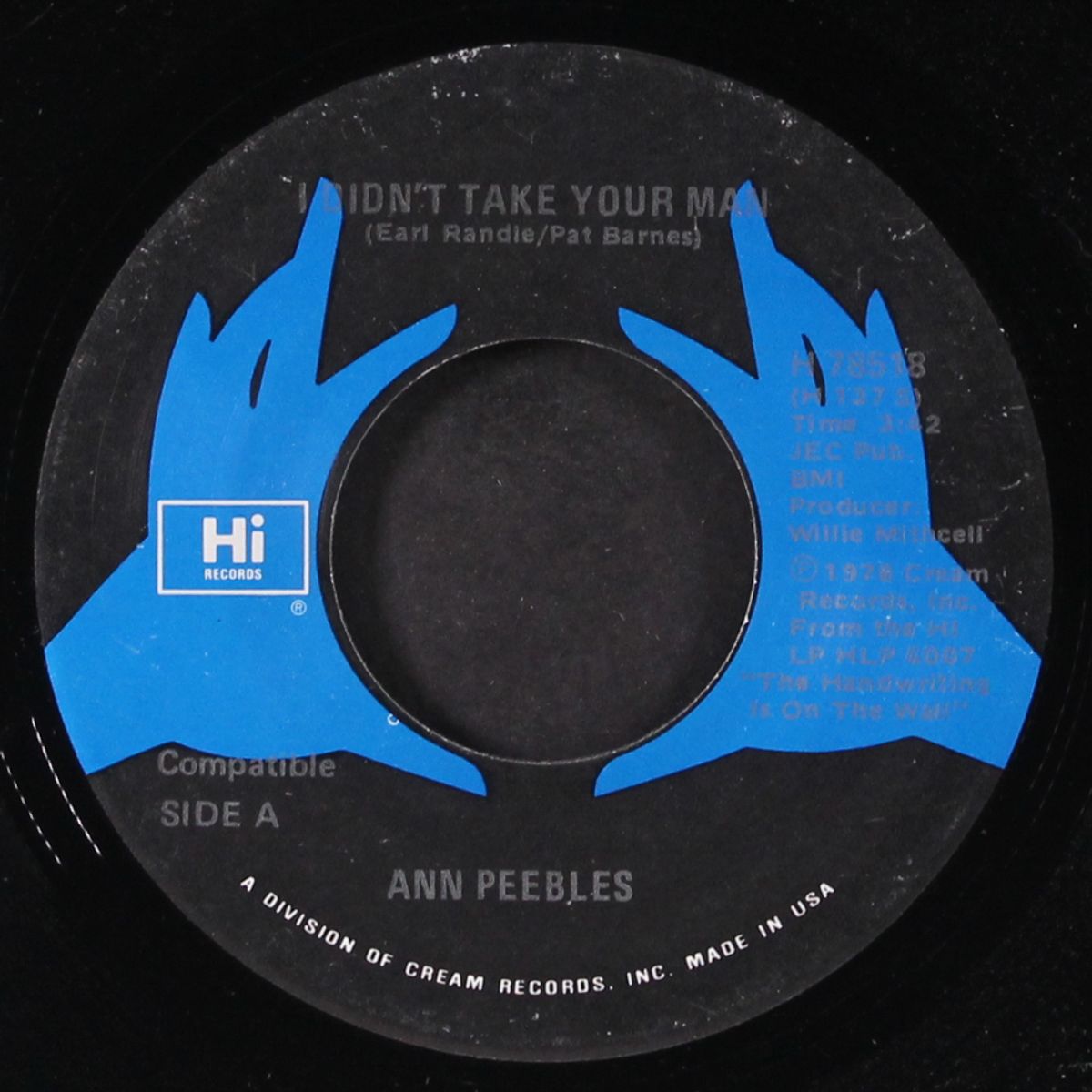 i didn't take your man / being here with you by ANN PEEBLES