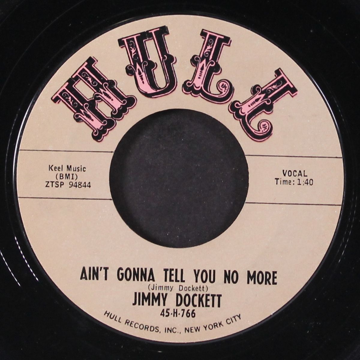 oh gee / ain't gonna tell you no more by JIMMY DOCKETT