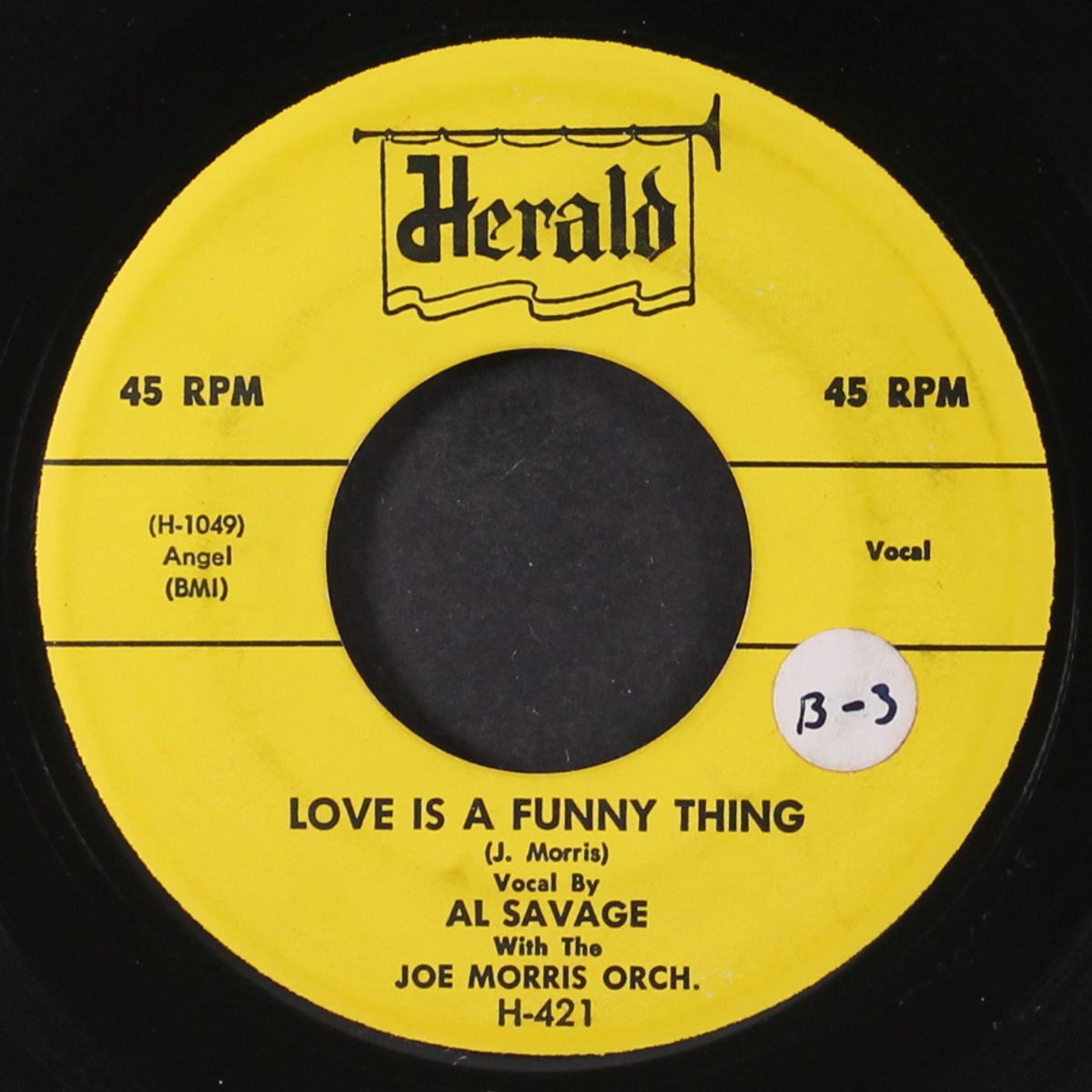 love is a funny thing / life begins at forty by AL SAVAGE