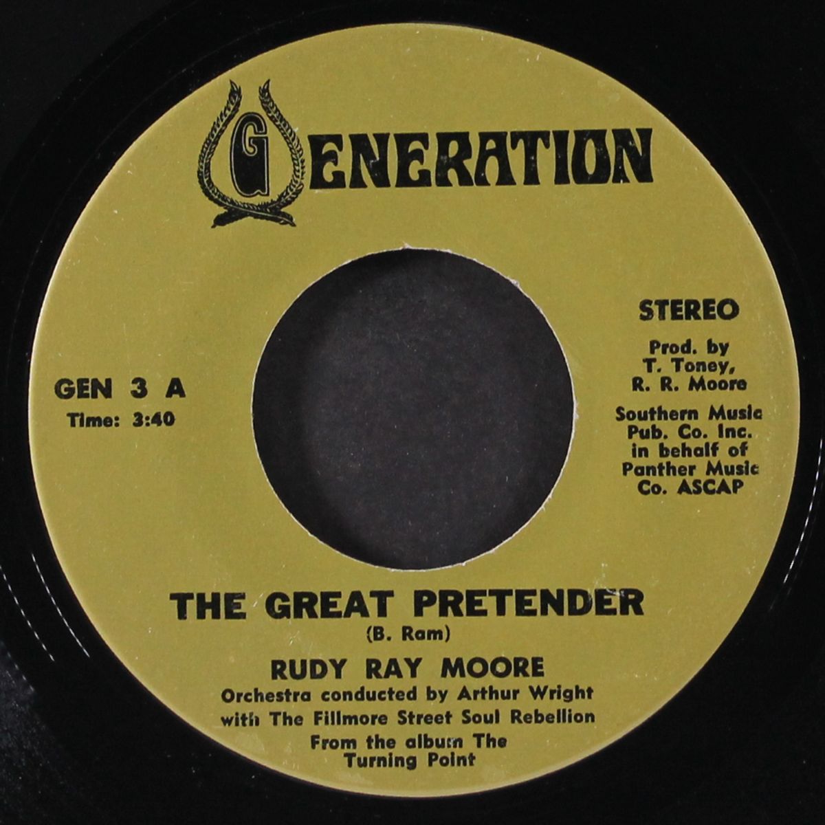 the turning point / the great pretender by RUDY RAY MOORE