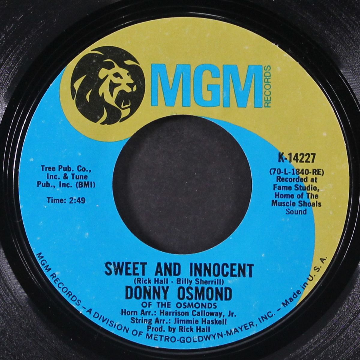 sweet & innocent / flirtin' by DONNY OSMOND