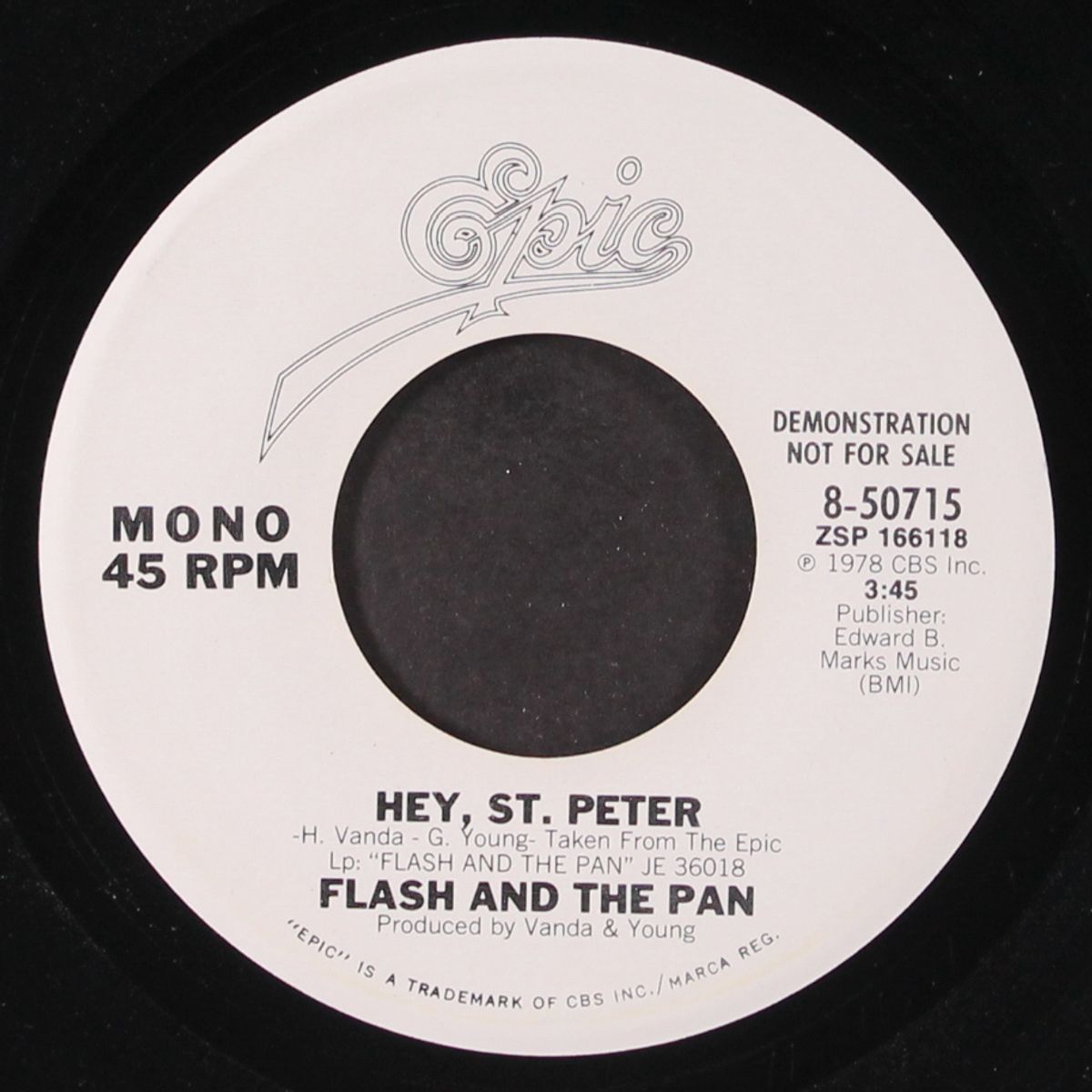 hey, st. peter / mono by FLASH AND THE PAN