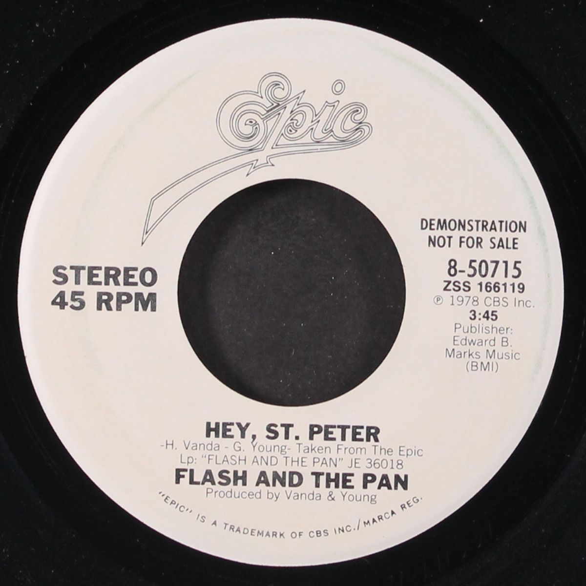 hey, st. peter / mono by FLASH AND THE PAN