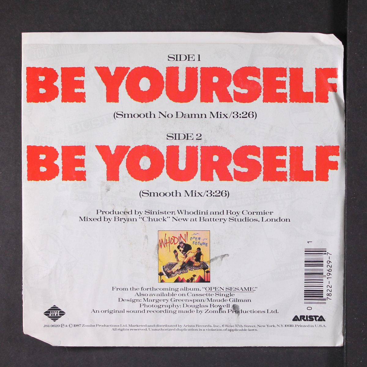 be yourself / smooth mix by WHODINI