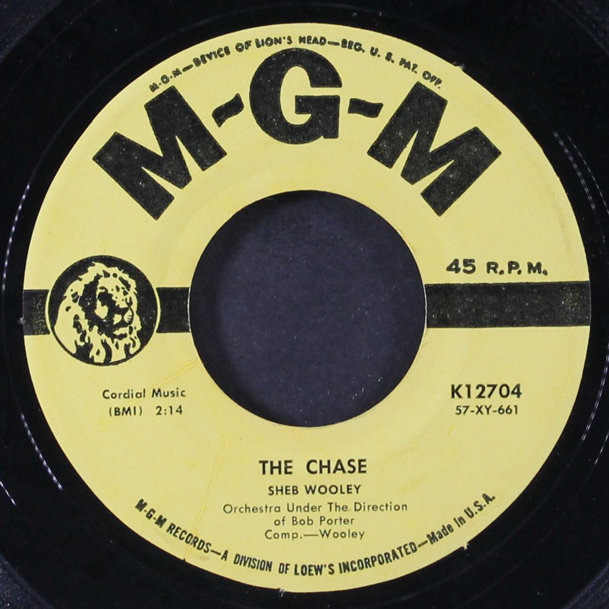 monkey jive / the chase by SHEB WOOLEY