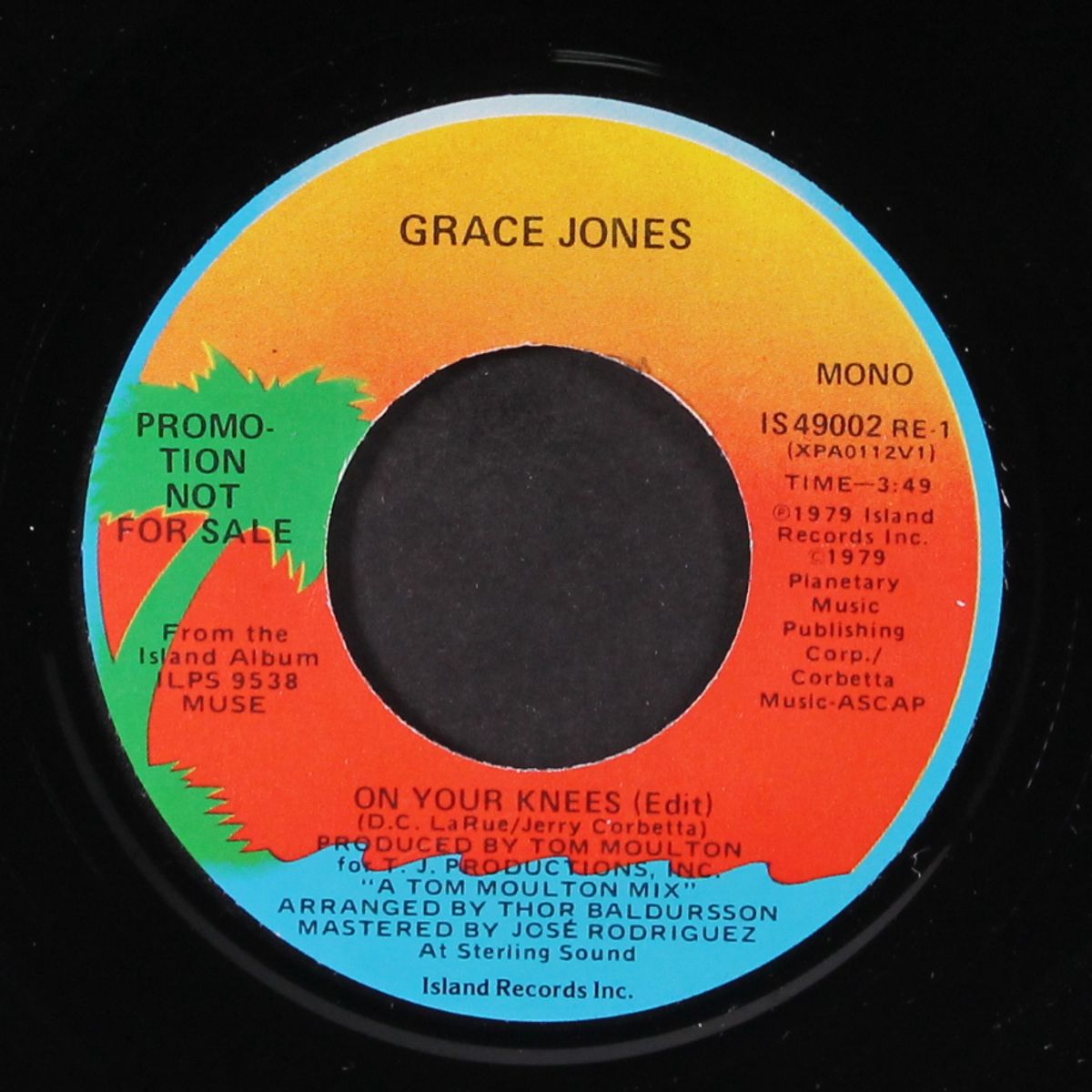 on your knees / mono by GRACE JONES