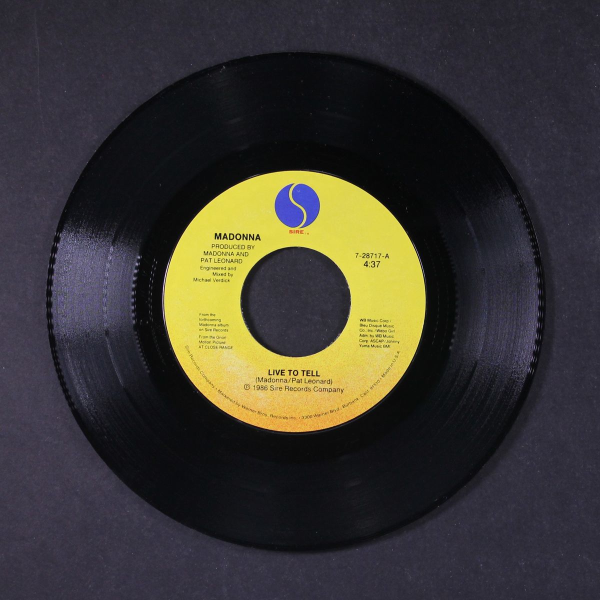 live to tell / instrumental by MADONNA