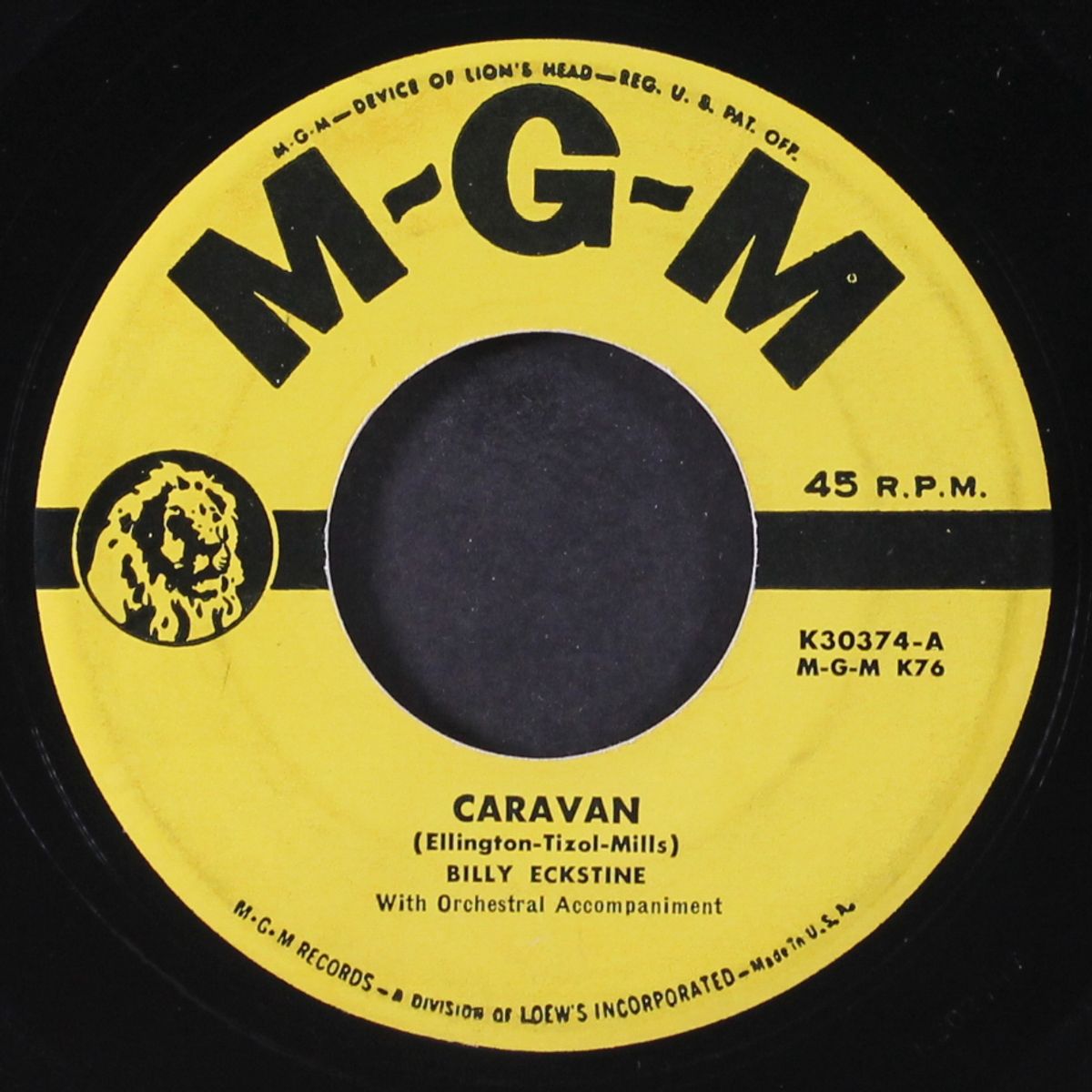 i'm falling for you / caravan by BILLY ECKSTINE
