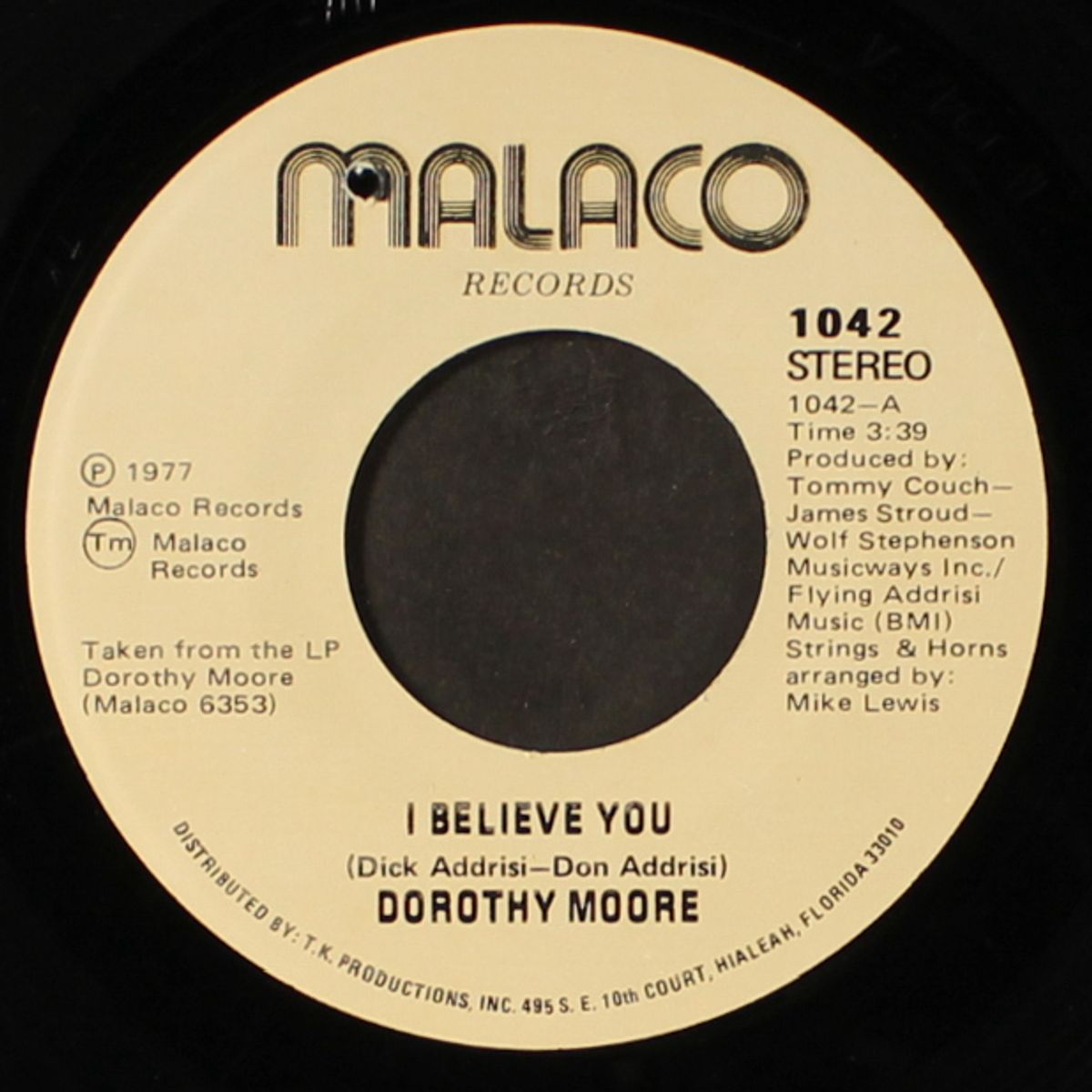 i believe you / love me by DOROTHY MOORE
